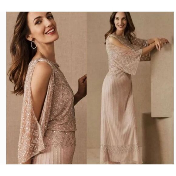 New 
BHLDN Bathilda Dress Beaded Gown
NWT 
Formal Gown size 0,2,4,6 - Picture 2 of 13